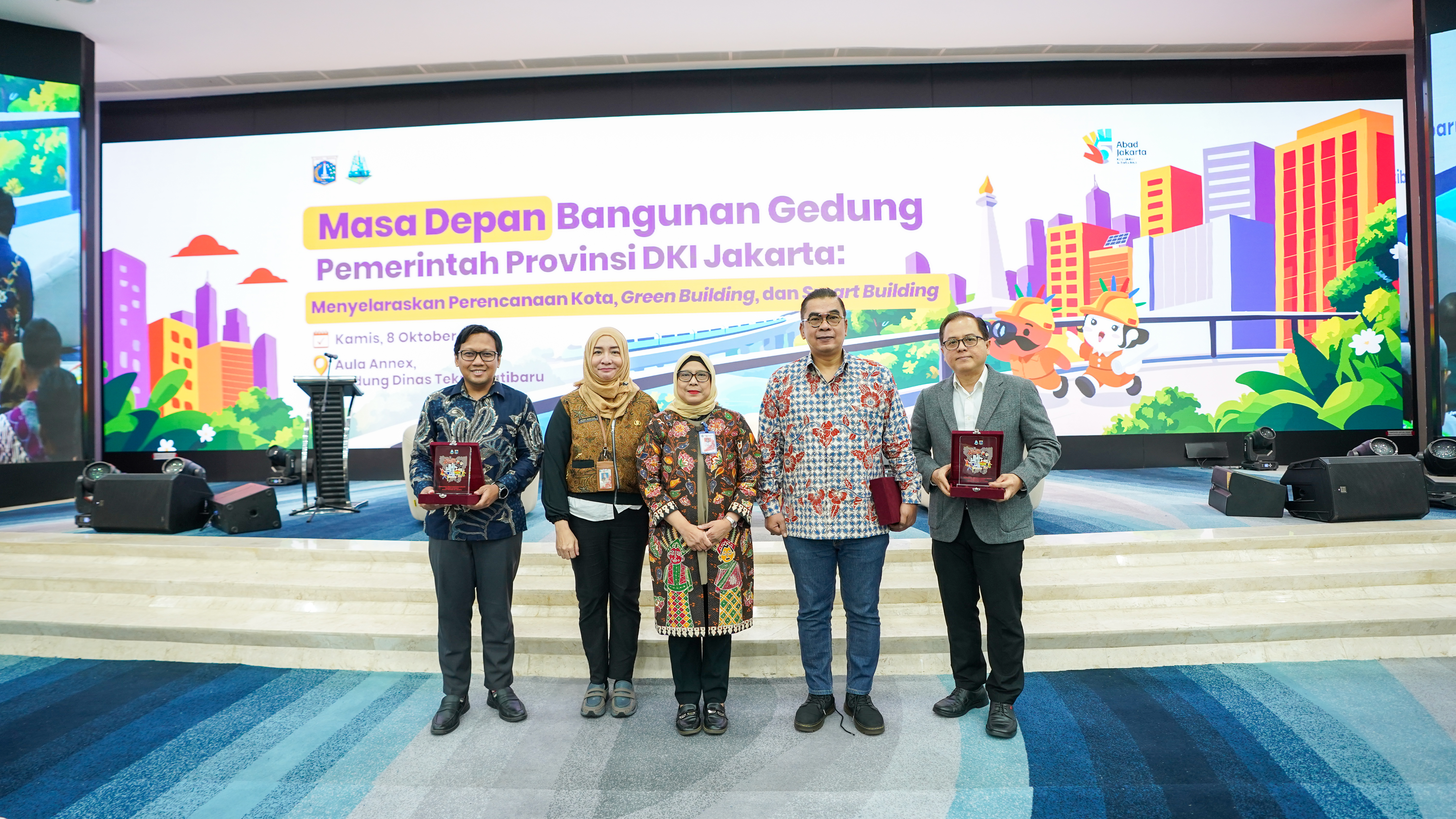 Foto galeri Diskusi Tematik “Masa Depan Bangunan Gedung Pemerintah Provinsi DKI Jakarta: Menyelaraskan Perencanaan Kota, Green Building, dan Smart Building 14