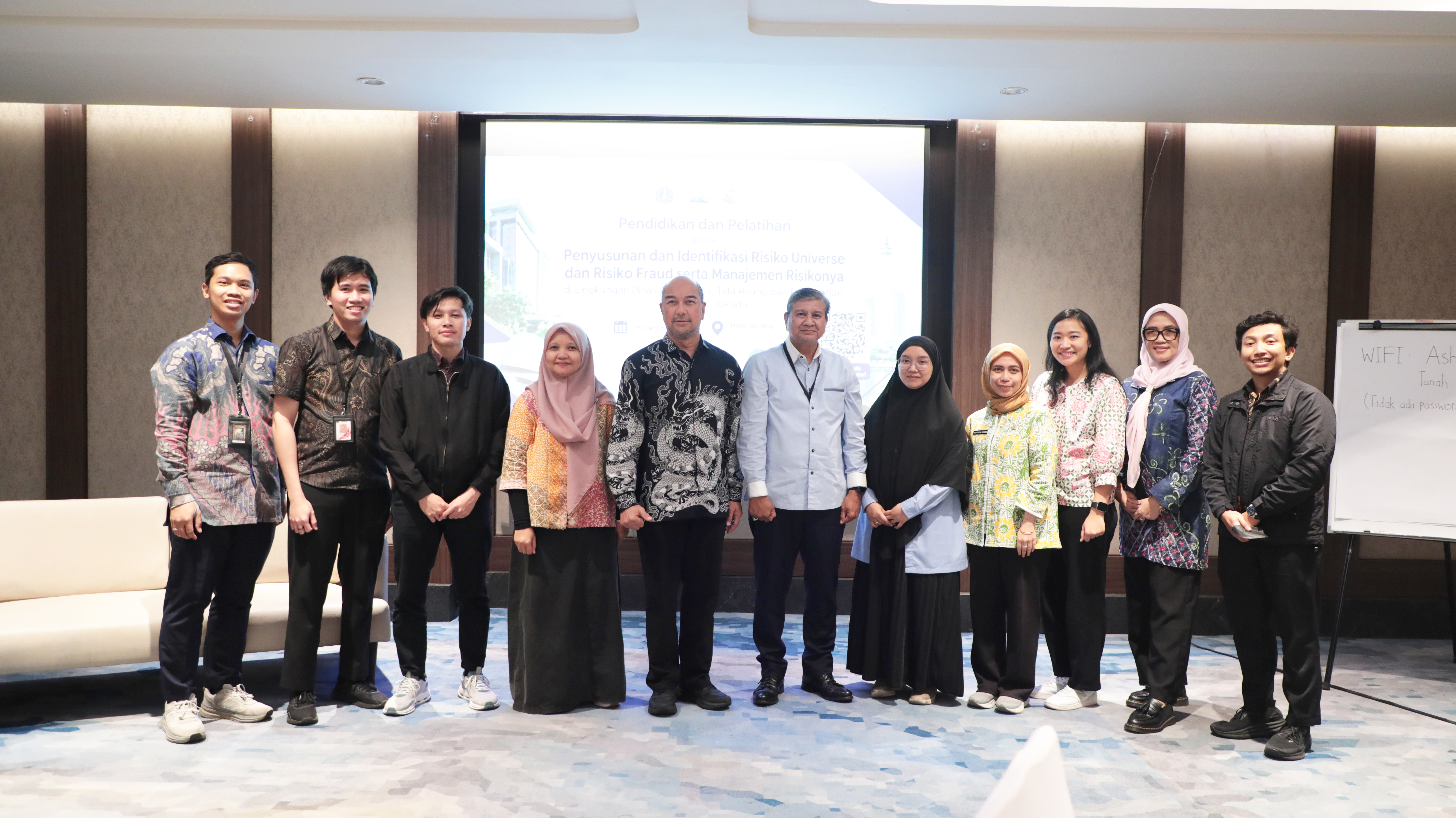 Foto album Pendidikan dan Pelatihan untuk Penyusunan dan Identifikasi Risiko Universe dan Risiko Fraud serta Manajemen Risikonya di Lingkungan DCKTRP DKI Jakarta
