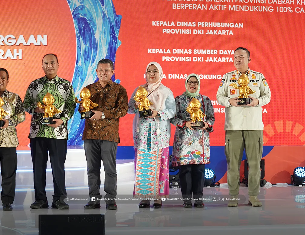 Dukung Pengelolaan Air Berkelanjutan, Dinas Cipta Karya, Tata Ruang dan Pertanahan DKI Jakarta Raih Penghargaan Jakarta Water Hero (JWH) 2026