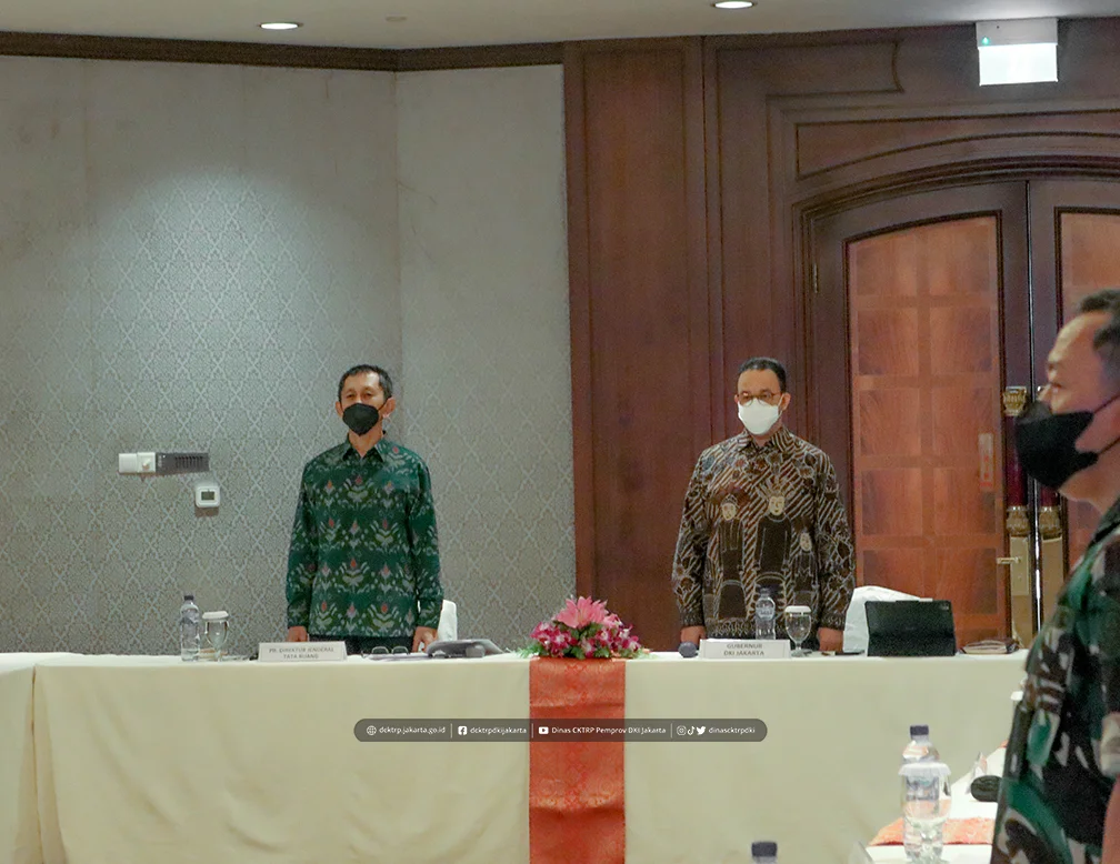 Rapat Lintas Sektor Pembahasan Ranpergub RDTR DKI Jakarta Tahun 2022-2042