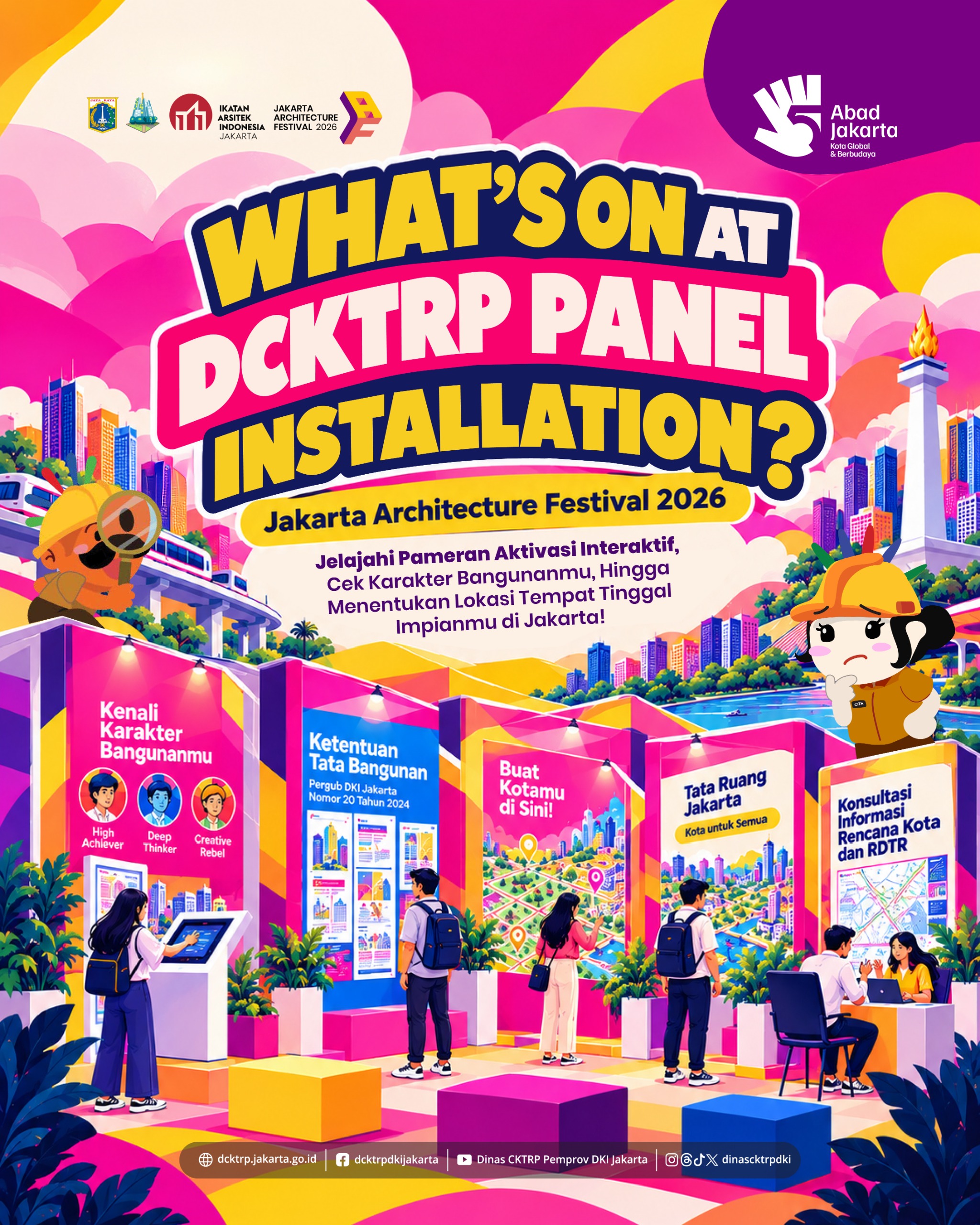 Whats On at DCKTRP Panel Installation? Jakarta Architecture Festival 2026