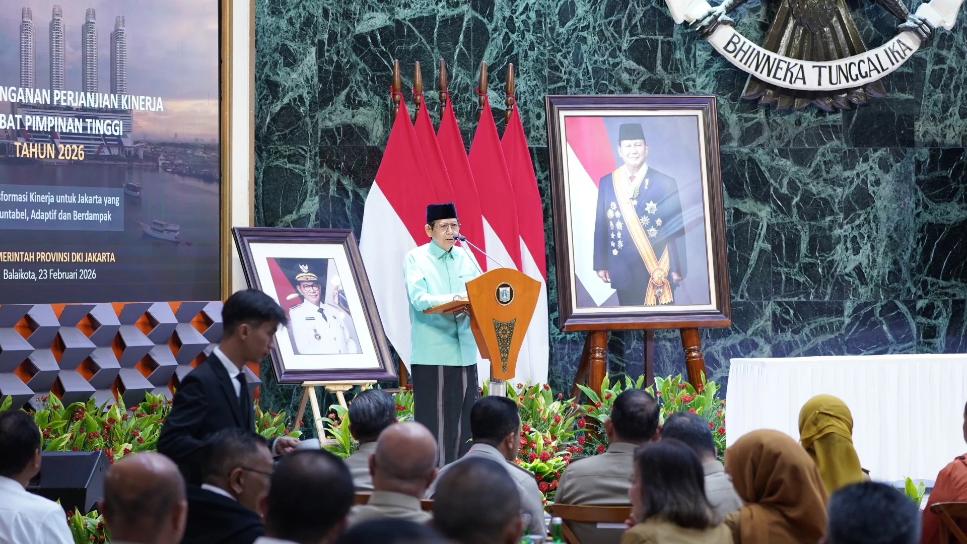 Foto galeri Pengarahan Gubernur Balai Agung 1