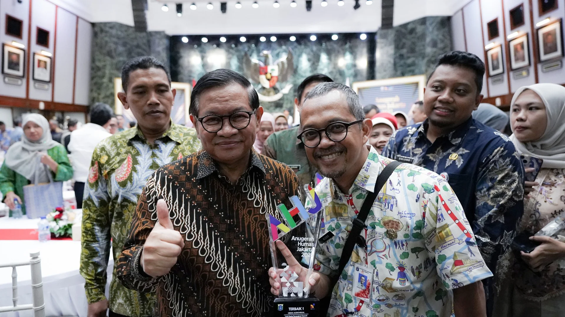 Foto album Anugerah Humas Jakarta 2025 Juara 1 Kategori Media Audiovisual