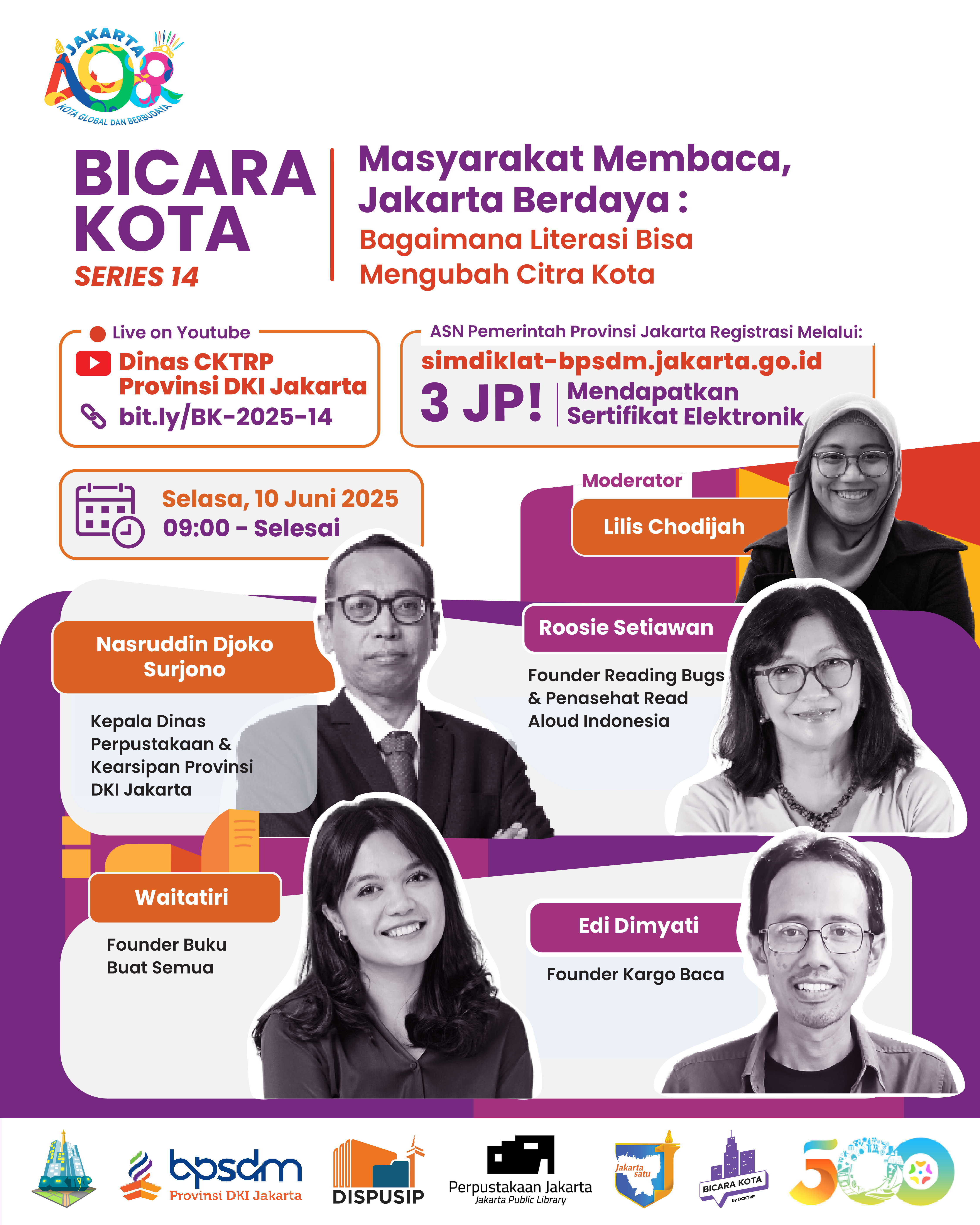 Gambar event: Talkshow Bicara Kota Series #14
