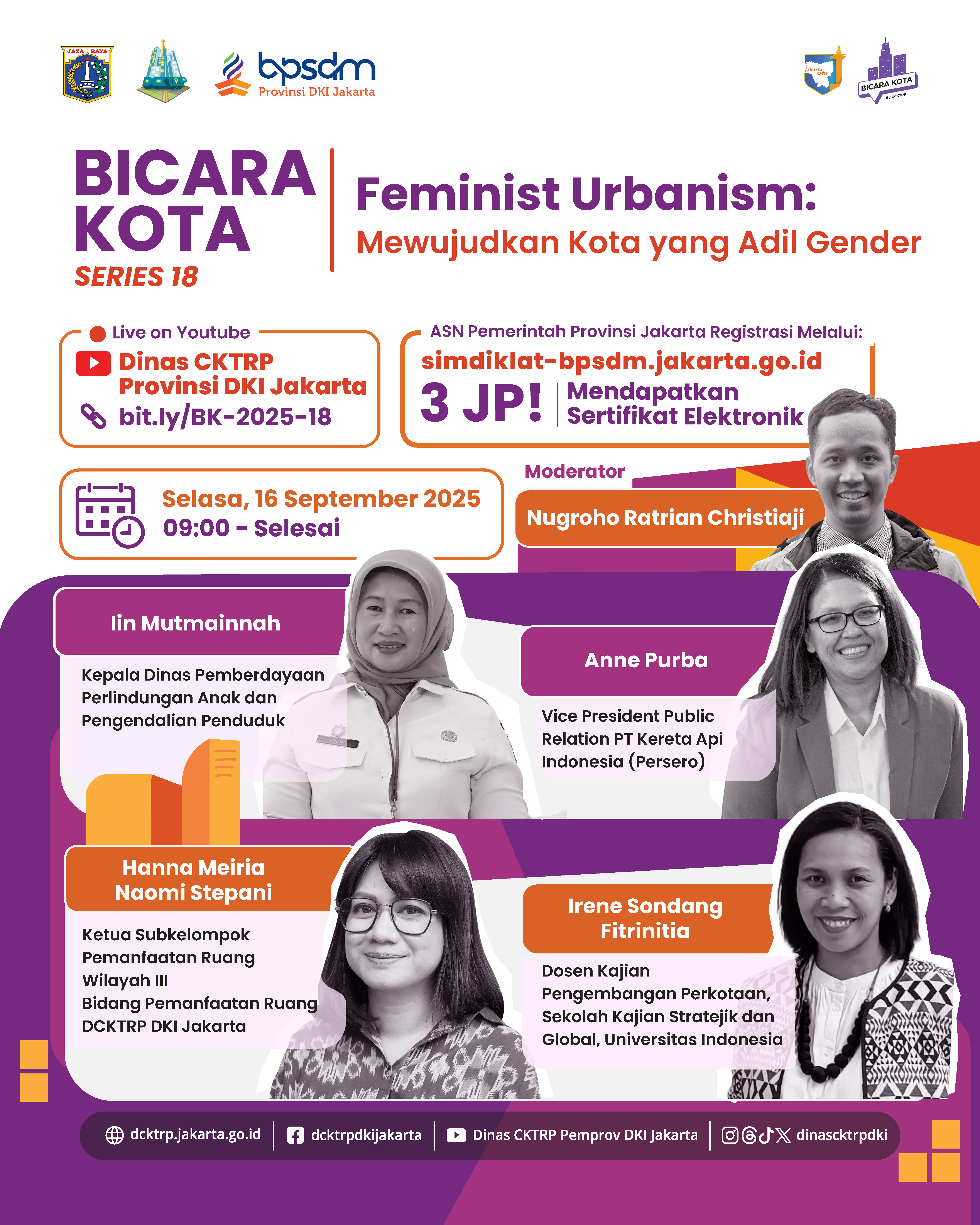 Gambar event: Talkshow Bicara Kota Series #18